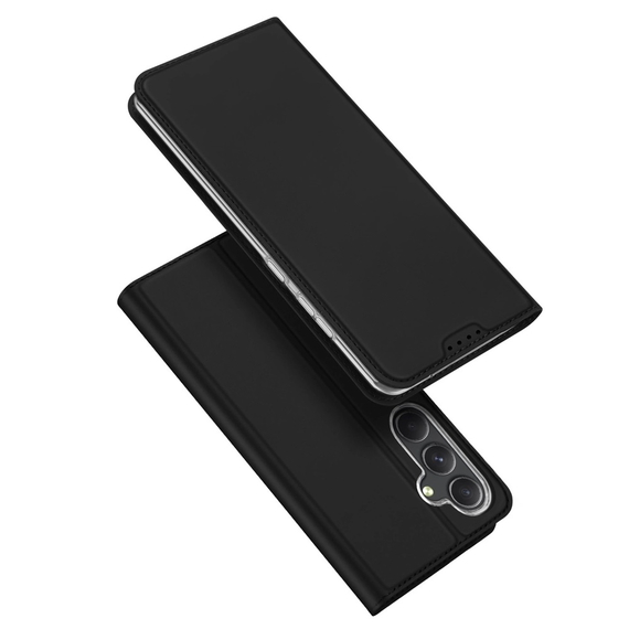 DUX DUCIS Carcasă Flip SkinPro Samsung S23FE, negru