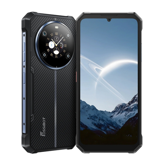 FOSSiBOT F109S 4G RUGGET 6/256GB IP68 Baterie 10600mAh Gri-Albastru, 3 image