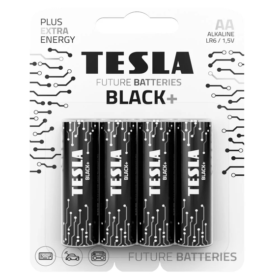 TESLA Baterii AA LR6 Alcaline 4 buc Blister