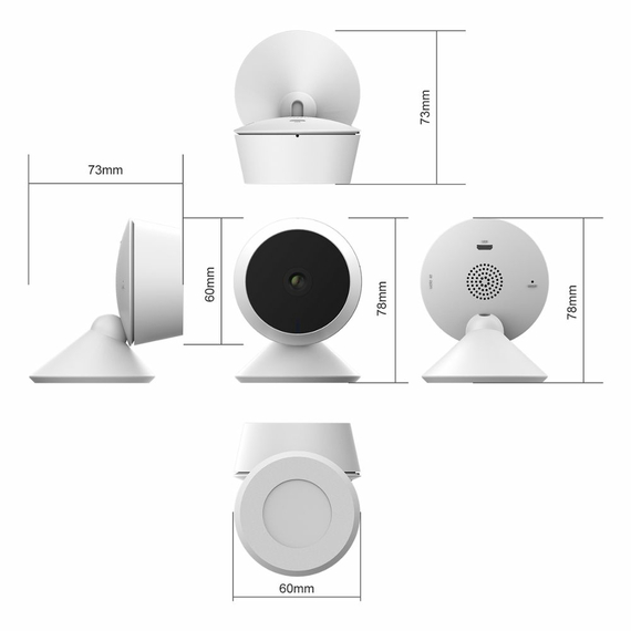 LaxiHub 1080p Wi-Fi Indoor Mini Camera M1, 2 image