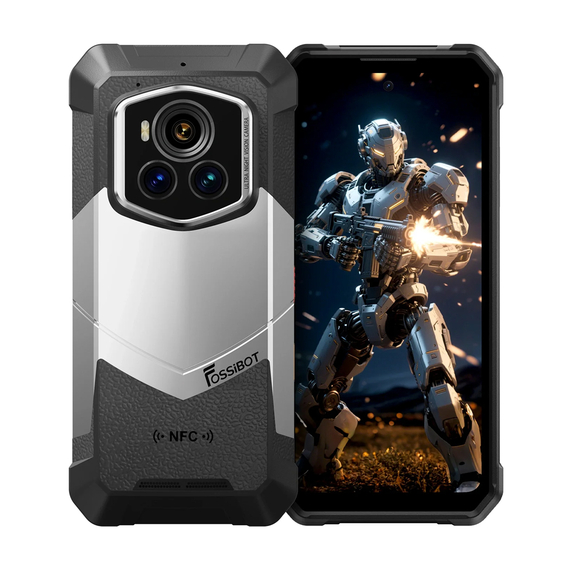 FOSSiBOT F107 PRO 5G RUGGET 12/512GB IP68 Baterie 28000mAh Gri