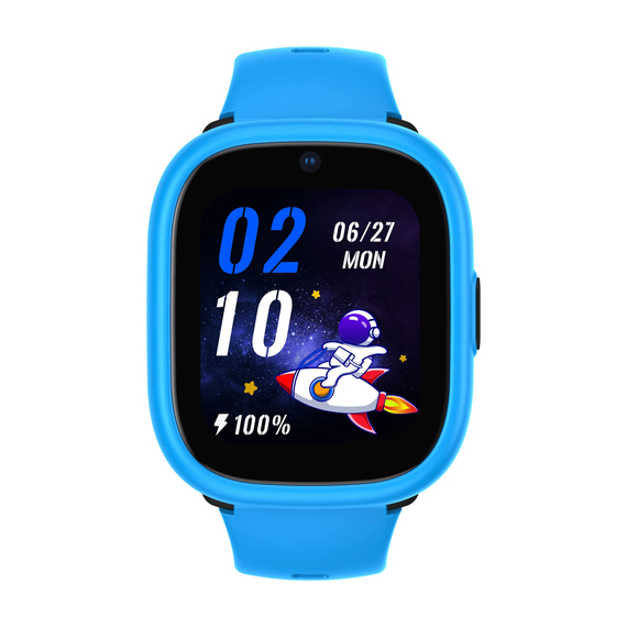 Lagenio Kids Smart Watch 4G, K3, cu 2 curele albastru și negru, 2 image