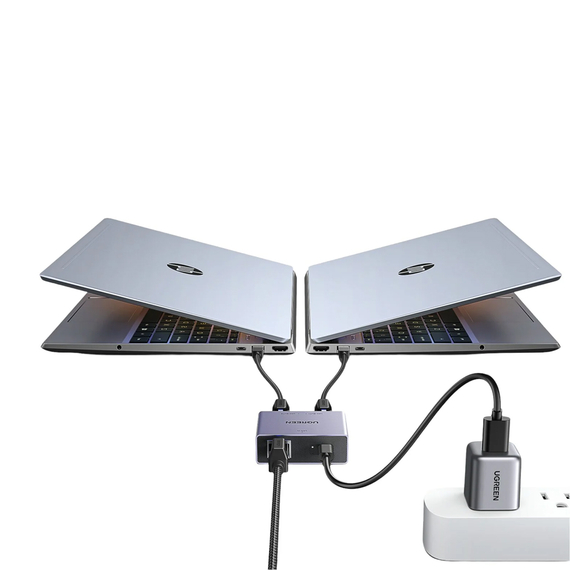 UGREEN Gigabit Ethernet Splitter 1 la 2 | NW301, 2 image