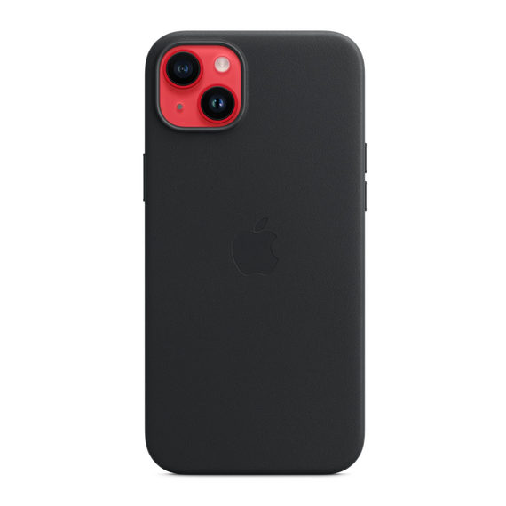 Husă din piele originală cu MagSafe pentru iPhone 15 Plus/14 Plus, Midnight, 2 image
