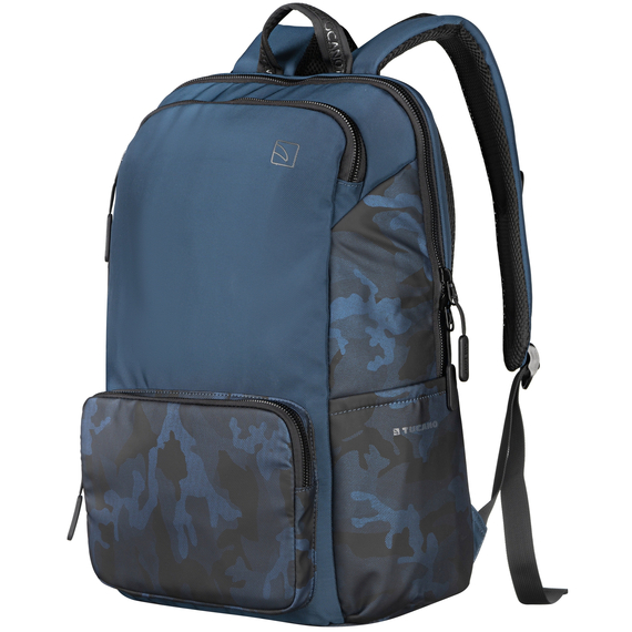 Rucsac Tucano Terras Camouflage 15.6", albastru, 2 image