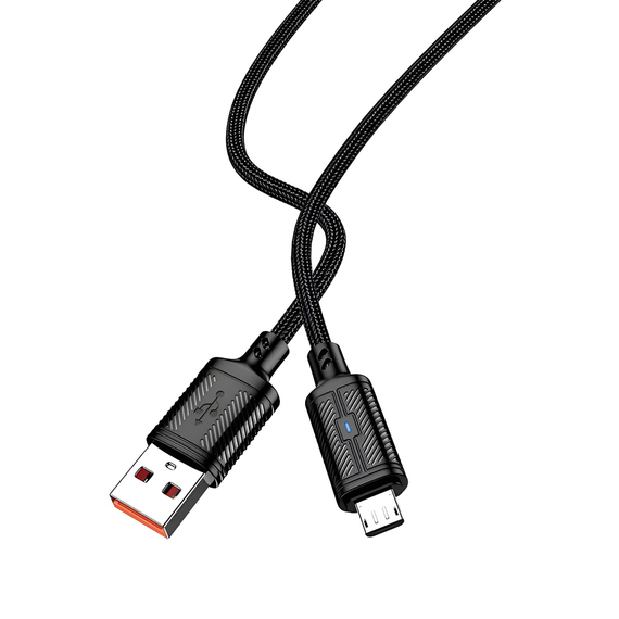 Jokade Cablu USB către Micro-USB 3A 1.2m JA049, negru, 2 image