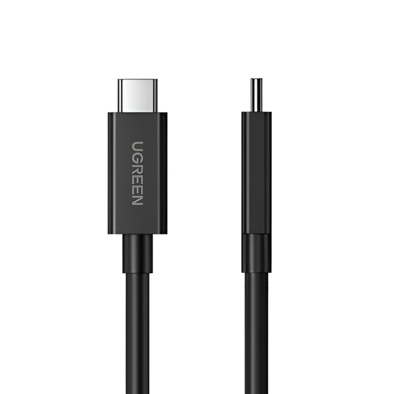 UGREEN Cablu Type-C către Type-C Thunderbolt 4, 40Gbps, 0.8m | US501, Negru, 2 image