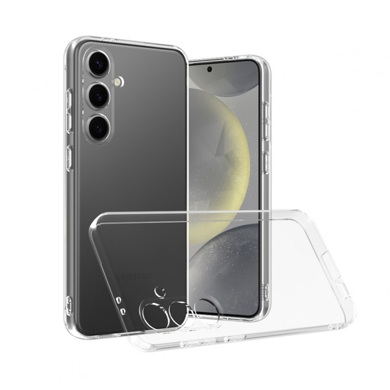 WOO Caz moale TPU Samsung Galaxy S24FE, clar, 2 image