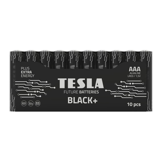 TESLA Baterii AAA LR3 alcaline 10 buc Pachet micșorat
