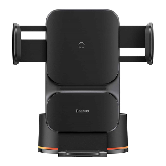 Baseus Wisdom Auto Alignment Car Mount Wireless Charger（QI 15W（Suction Base), negru