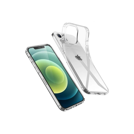 Carcasă cască TPU moale iPhone 12 Mini, transparentă, 2 image