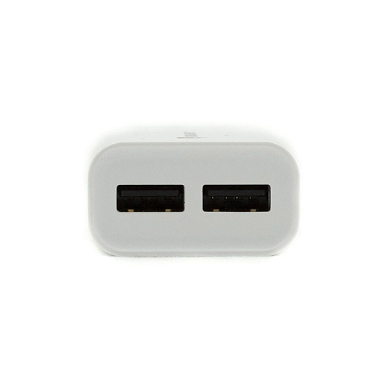 Încărcător de perete pentru cască 2xUSB 2.4A, alb, 2 image