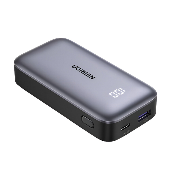 UGREEN Power Bank Încărcare rapidă bidirecțională 10000mAh, 30W, gri, 2 image