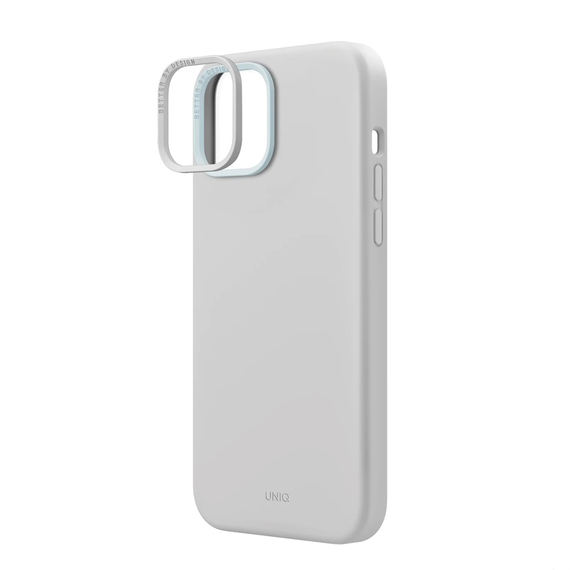 Husă Uniq pentru iPhone 15 Hybrid Magclik Charging Lino Hue, gri, 2 image