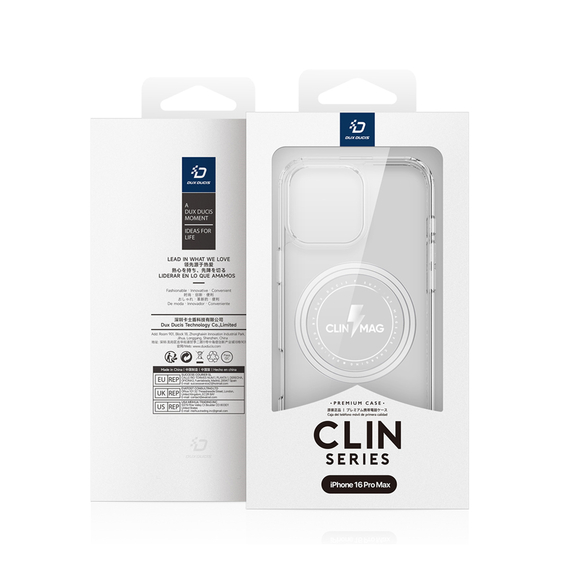 DUX DUCIS Carcasă TPU pentru iPhone 16 Pro Max Clin cu MagSafe, transparentă, 2 image