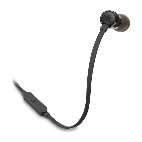 JBL Căști 3,5 mm cu microfon Tune 110, negru, 2 image