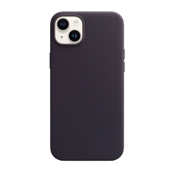 Husă originală din piele cu MagSafe pentru iPhone 14, Ink