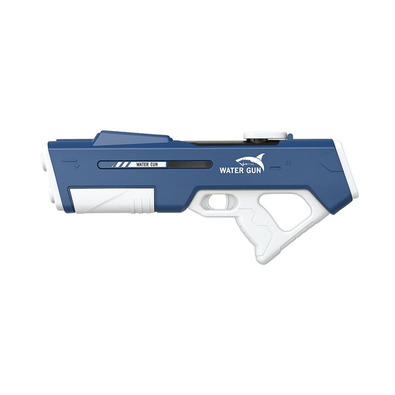 Pistol de apă electric reîncărcabil cu presiune, albastru