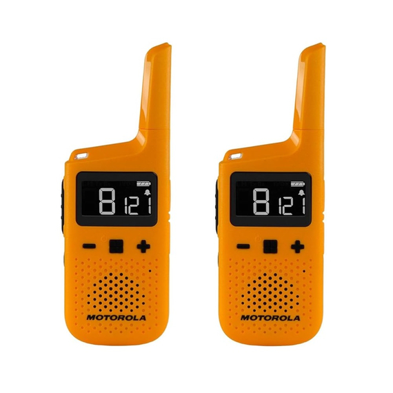 Motorola Walkie-Talkie TalkAbout T72, Twin, IP54, 16 canale, 8 km, galben