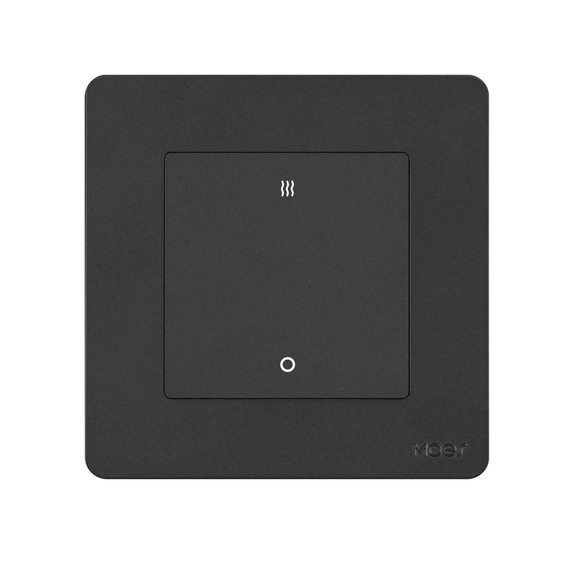 Moes Zigbee Star Ring Switch for Heater/ AC 20A with Electricity Monitor (Neutral Required), Grey