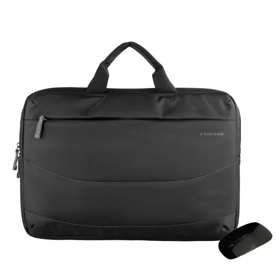 Tucano Bag Idea 15.6" + mouse fără fir, negru