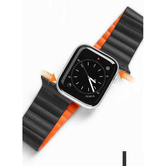 DUX DUCIS curea lanț versiune Apple Watch 38MM/40MM/41MM, negru, 2 image