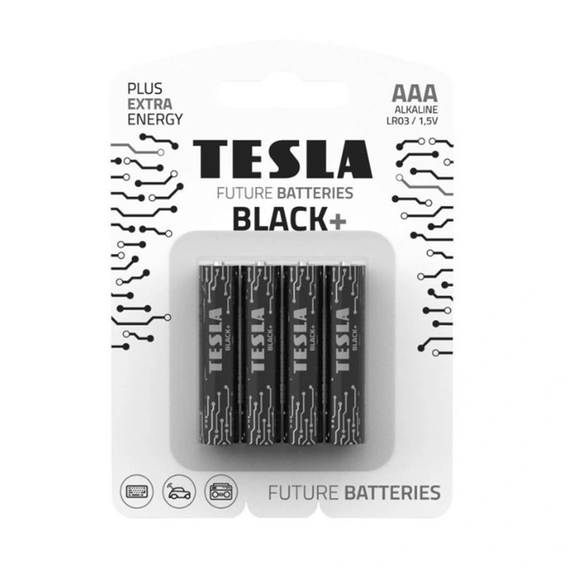 Bateriile TESLA AAA LR3 alcaline 4 buc Blister