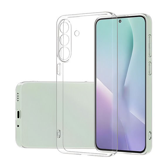 WOO Caz moale TPU Samsung A17, clar