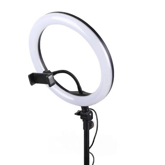 Selfie Ring RGB Light 16" MJ38 cu trepied 2.1m, geantă și telecomandă, 3 image