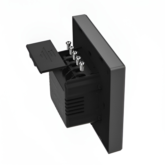 Sonoff Wi-Fi Dual-Channel Smart Scene Wall Switch NSPanel (fir neutru), negru, 2 image