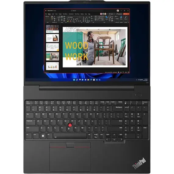 Laptop Lenovo ThinkPad E16 Gen 1, 16.0" Graphite Black / Intel Core i7-1355U / 16GB / 512GB SSD, 9 image