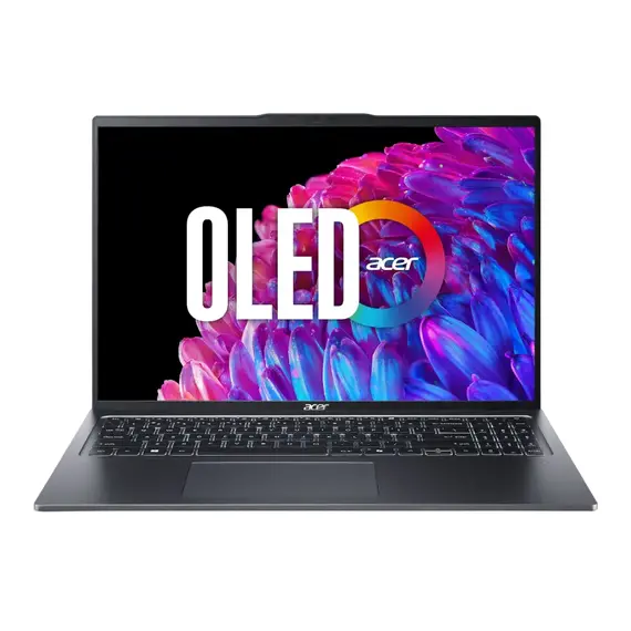 Laptop Acer Swift Go 16 OLED SFG16-72, 16.0" Gray / Intel Core Ultra 7 155U / 16GB / 1TB SSD