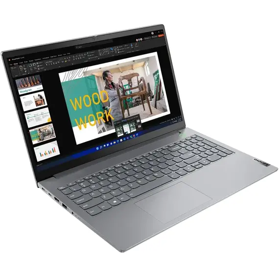 Laptop Lenovo ThinkBook 15 G4 IAP, 15.6" Mineral Grey / Intel Core i7-1255U / 16GB / 512GB SSD, 6 image