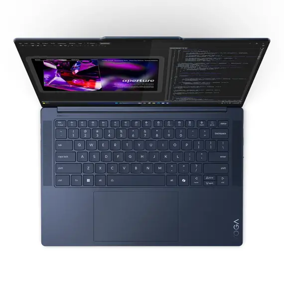 Laptop Lenovo Yoga Slim 7 14Q8X9, 14.5" Cosmic Blue / Qualcomm Snapdragon X Elite X1E-78-100 / 32GB / 1TB SSD, 4 image