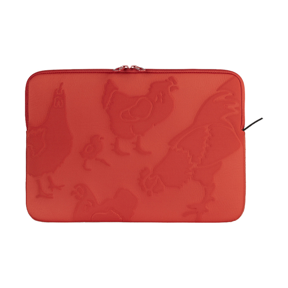 Tucano Sleeve Rilievo up to 15.0" Chickens, Orange