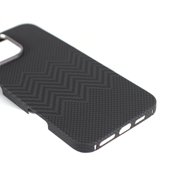VANTA Case Carbon Ring Weaving M Magsafe for  iPhone 16, M-Black, 3 image