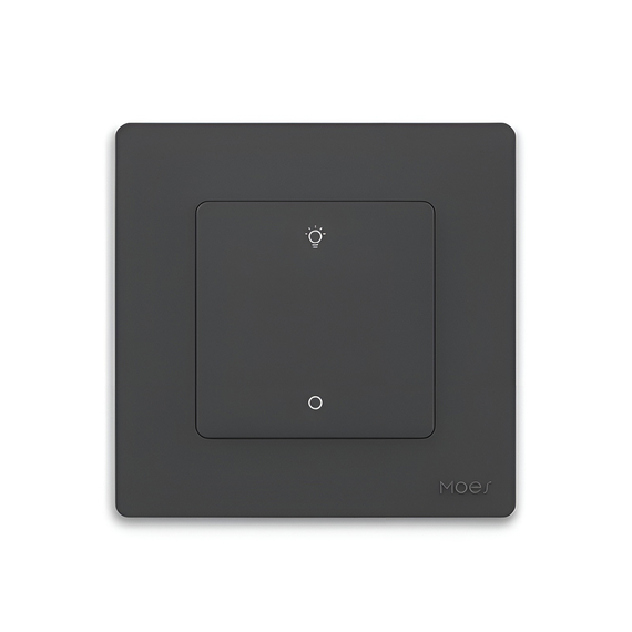 Moes Zigbee Star Ring Smart Dimmer Switch 1 Gang (Neutral Required), Grey