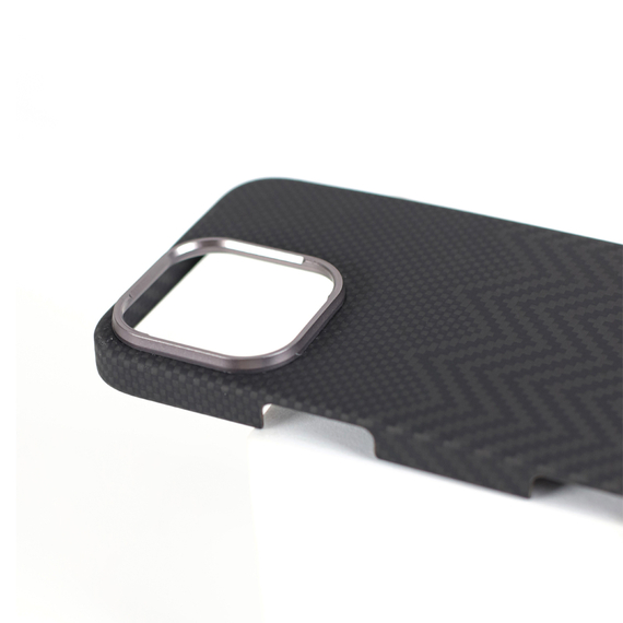 VANTA Case Carbon Ring Weaving M Magsafe for  iPhone 16, M-Black, 2 image