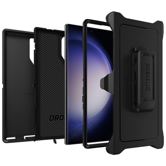 OtterBox Case for Samsung S23 Ultra Defender DROP+, Black, 2 image
