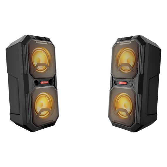 Motorola Party Speaker ROKR820, Bluetooth, LED 80W,IPX4 , Playtime: 20 Hours  Black, 2 image