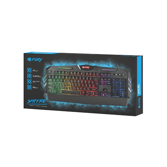 Fury Keyboard Spitfire, US Layout, With Backlight, 2 image