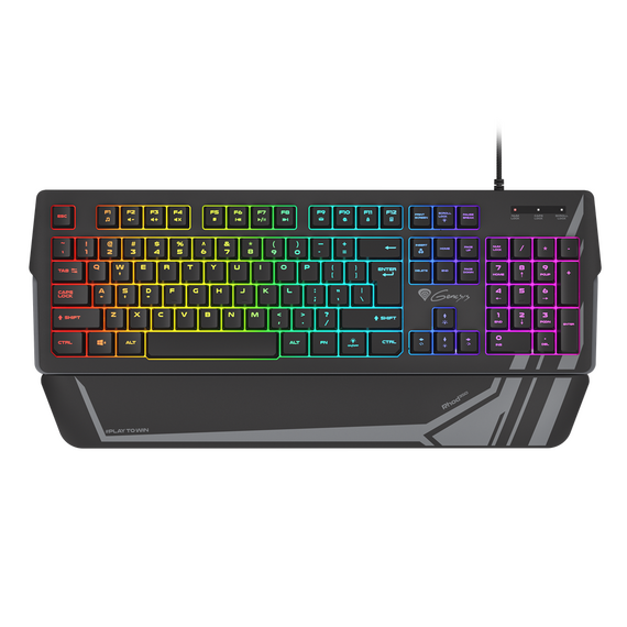 Genesis Keyboard Rhod 350, RGB, RU Layout, RGB Backlight
