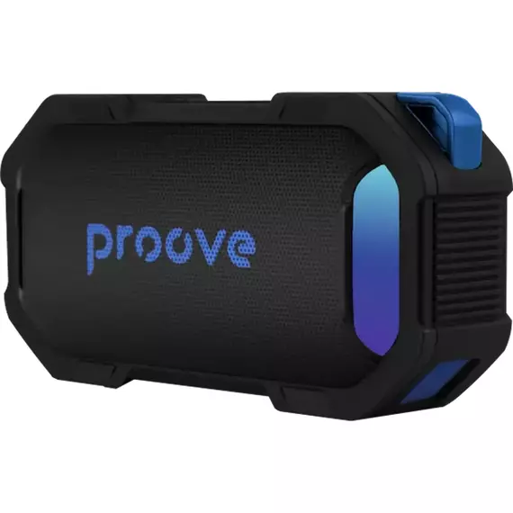 Boxă portabilă Proove Black Rock, Negru | Albastru