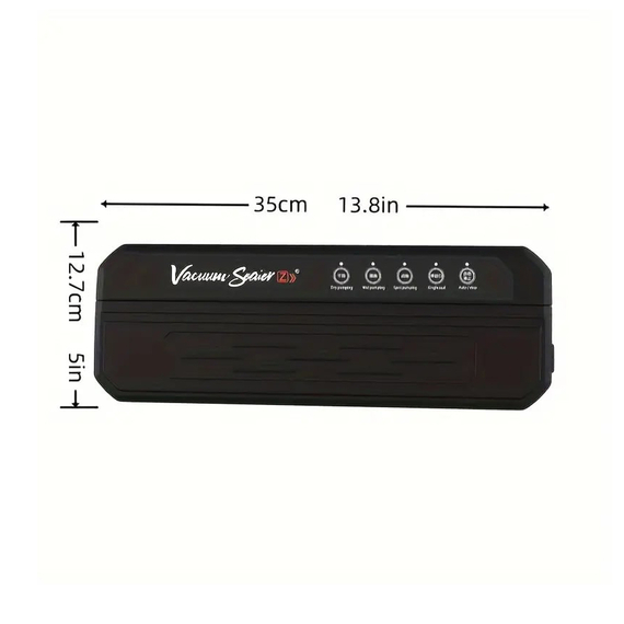 Vacuum Sealer Machine, Black, 2 image