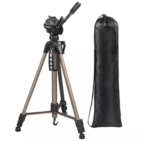 Trepied/Monopod HAMA Star 61, Cap panoramic cu 3 căi, Bej