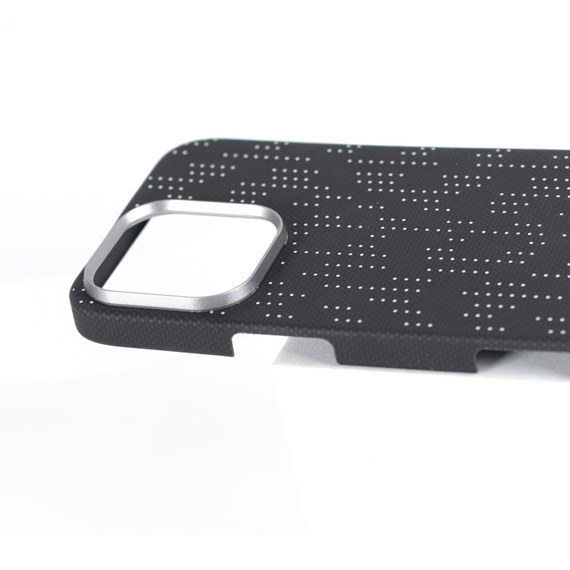 VANTA Case Carbon Silkscreen Fleck Magsafe for iPhone 16 Pro Max, Galaxy White, 3 image