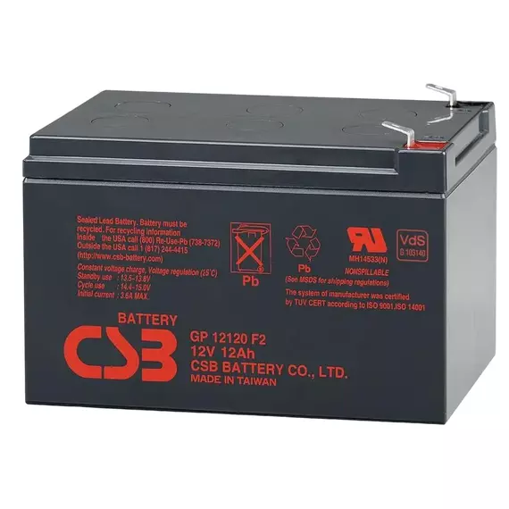 Acumulator UPS CSB GP12120F2, 12V 12