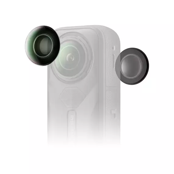 Accesorii pentru camere de acțiune Insta360 X5 Replacement Lens Kit Double, Negru