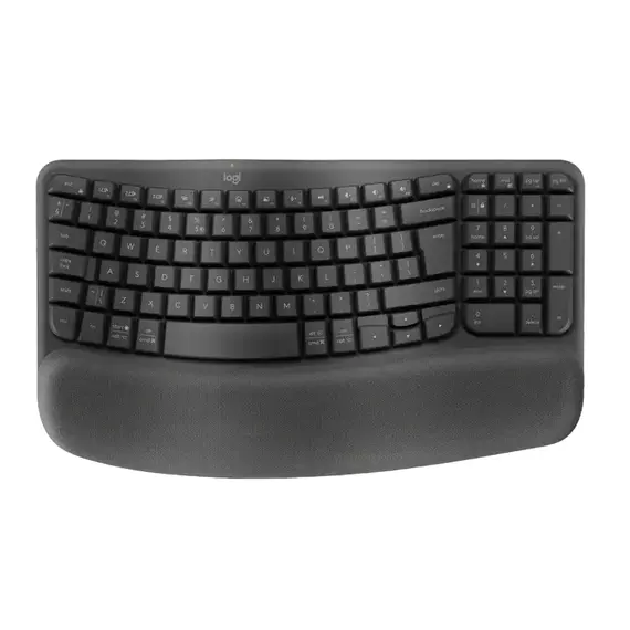 Tastatură Logitech Wave Keys for Business, Fără fir, Grafit