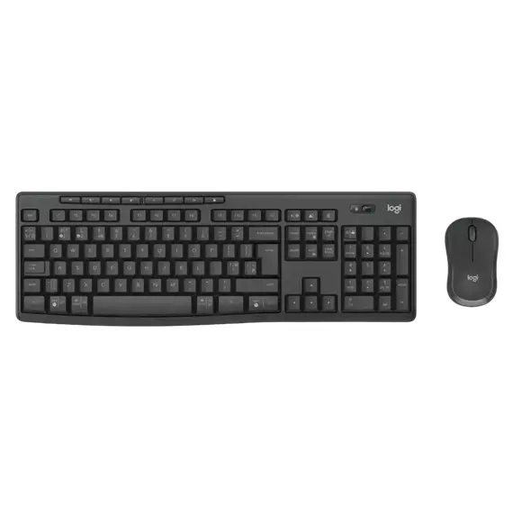 Set Tastatură + Mouse Logitech MK370, Fără fir, Negru